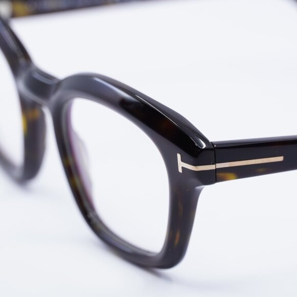 Tom Ford FT5961-B 052 Eyeglasses Havana 49mm Square Frame, Blue Light Block - Picture 7 of 10